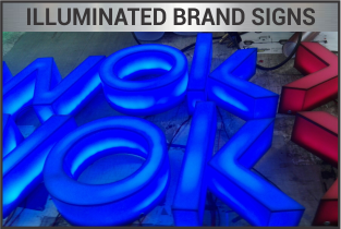 Illuminated Brand Signs